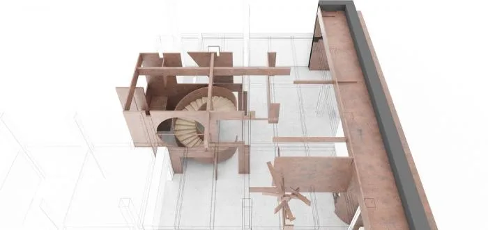 BIM建筑|粗野而柔美的结构艺术——J+生活艺术馆 / 纬图设计
