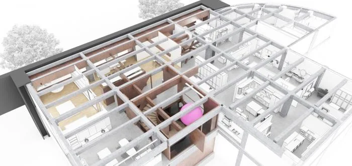 BIM建筑|粗野而柔美的结构艺术——J+生活艺术馆 / 纬图设计