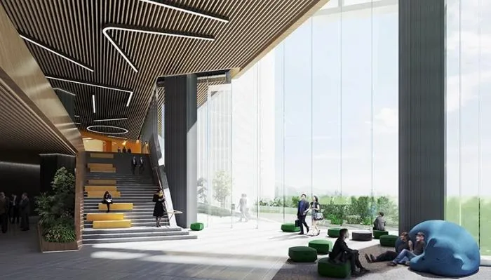BIM建筑|vivo总部办公楼，螺旋花园露台环绕而上 / NBBJ