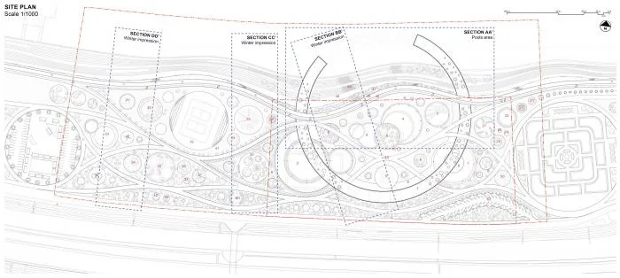 BIM建筑|河岸的“自然驿站”：蚕室区汉江市民公园天然游泳池 / 佰筑建筑+Carve