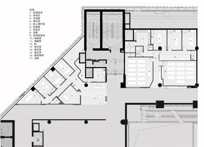 BIM建筑|一个模糊暧昧的空间容器——悠伽瑜伽空间 / 元致设计