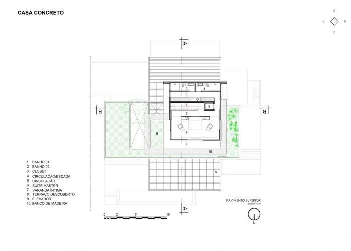 BIM建筑|依阶层创造，水平嵌套的空间：巴西“电影”住宅