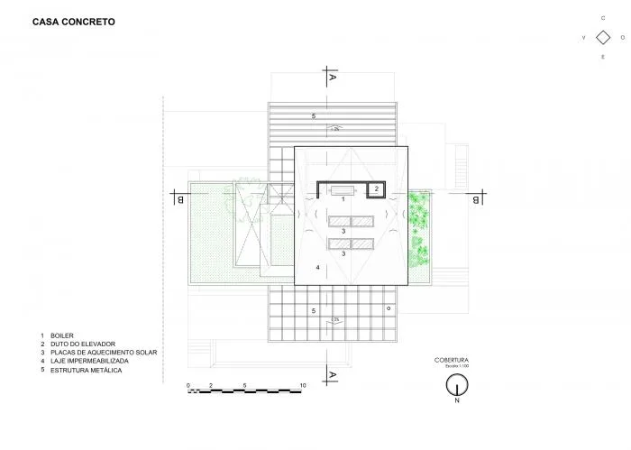 BIM建筑|依阶层创造，水平嵌套的空间：巴西“电影”住宅