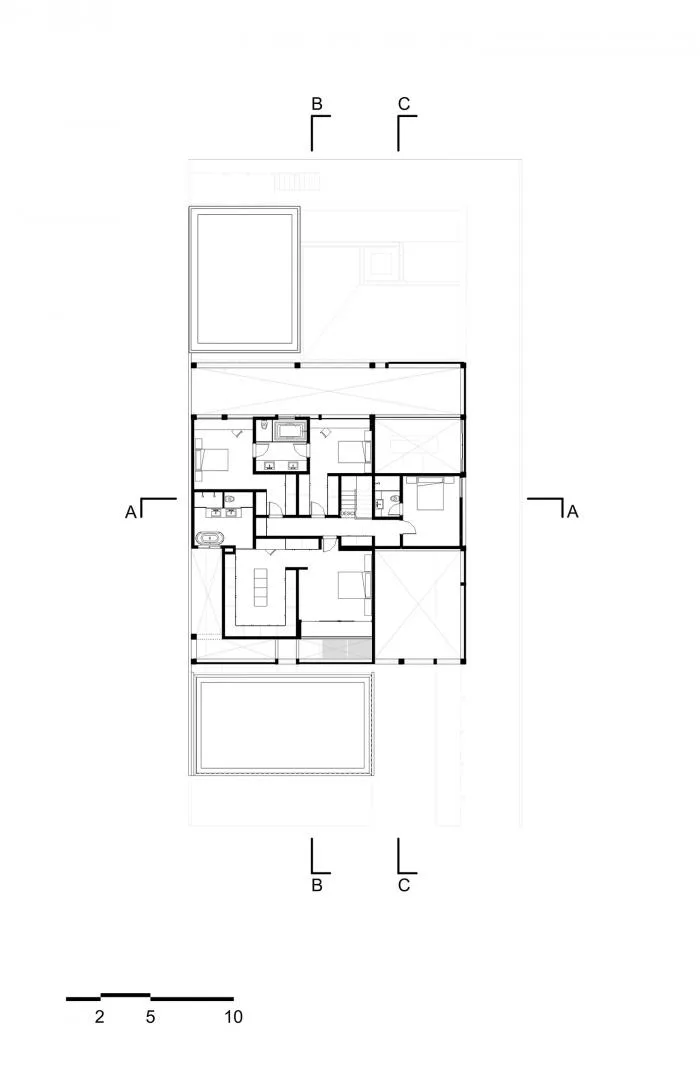 BIM建筑|自具结构形式美感的混凝土“网格”住宅
