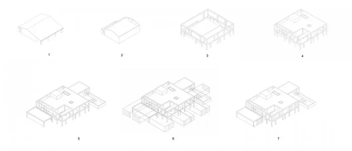 BIM建筑|自具结构形式美感的混凝土“网格”住宅
