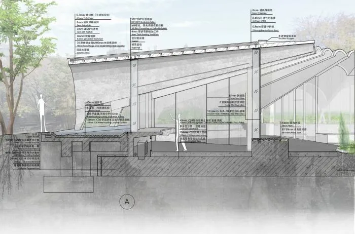 BIM建筑|形聚而神散，净水池咖啡厅 / 同济原作设计工作室