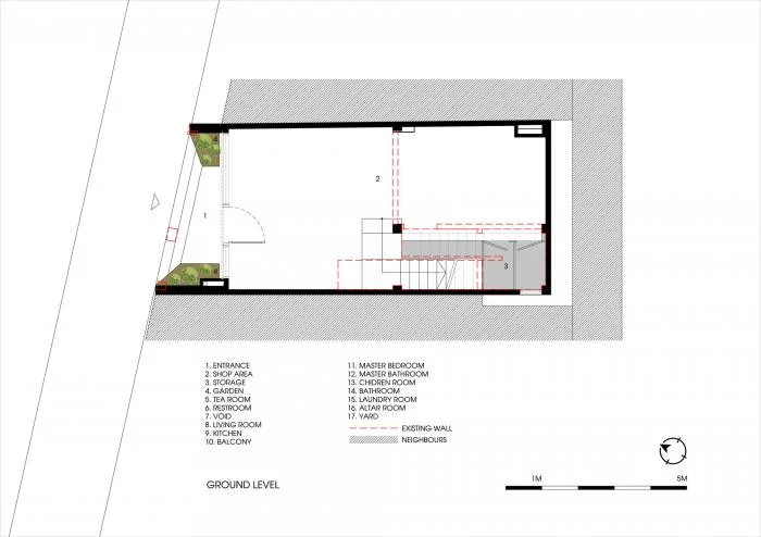 BIM建筑|错动“跳舞”的空中花园：越南联排住宅