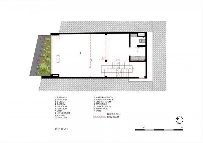 BIM建筑|错动“跳舞”的空中花园：越南联排住宅