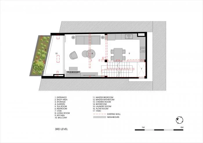 BIM建筑|错动“跳舞”的空中花园：越南联排住宅