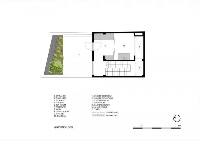 BIM建筑|错动“跳舞”的空中花园：越南联排住宅