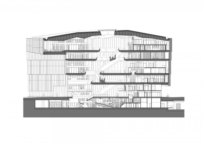 BIM建筑|雾色幕墙下，安享日光浴：挪威图书馆“Deichman”