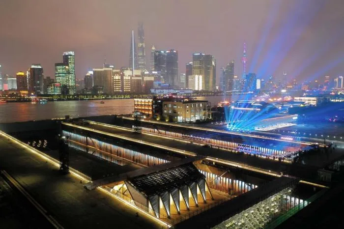 BIM建筑|2019上海城市空间艺术季主展场入口安检棚 / 同济原作设计工作室
