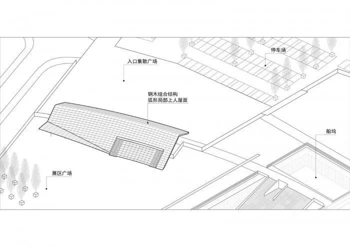 BIM建筑|2019上海城市空间艺术季主展场入口安检棚 / 同济原作设计工作室