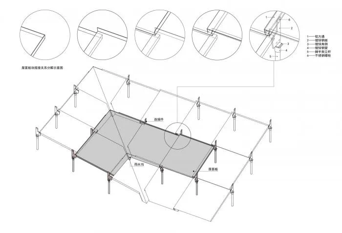 BIM建筑|2019上海城市空间艺术季主展场入口安检棚 / 同济原作设计工作室
