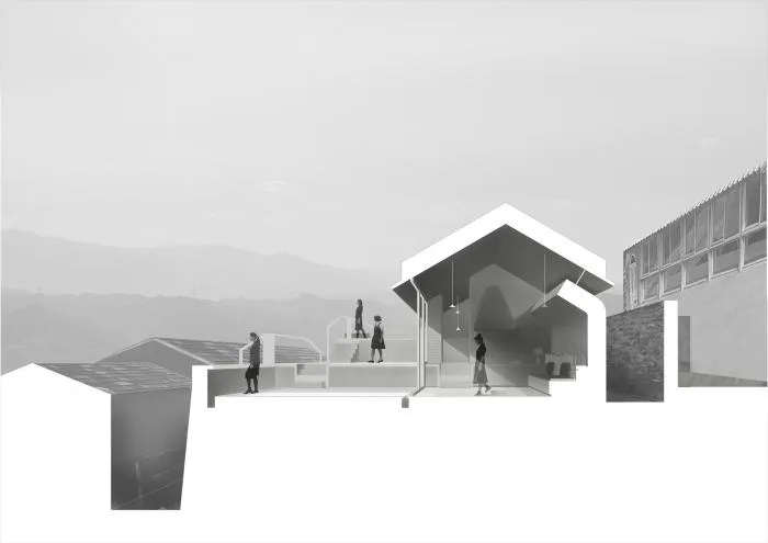 BIM建筑|仿佛自古而来——台上之家 / 察社办公室