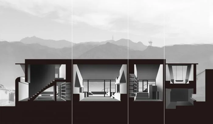 BIM建筑|仿佛自古而来——台上之家 / 察社办公室