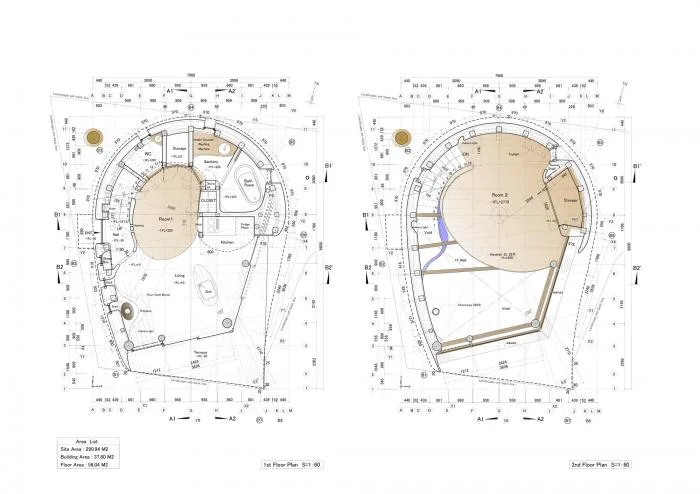 BIM建筑|可爱俏皮，森林中的壳型土屋