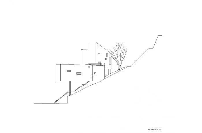 BIM建筑|斜坡上的住宅：8008