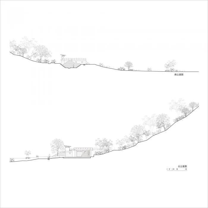BIM建筑|匍匐于山脚下的巨石：楼纳露营服务中心 / 李兴钢工作室