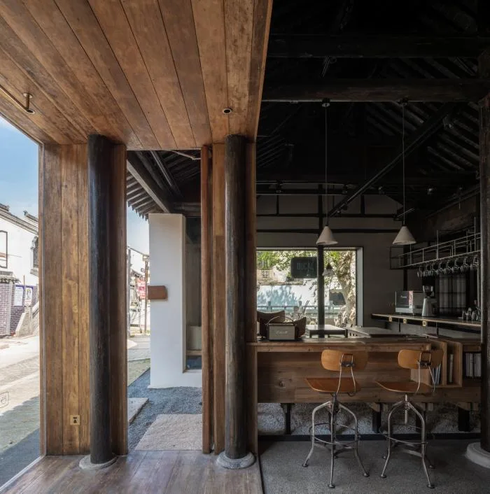BIM建筑|江南老街与咖啡文化的碰撞：d-u 渡咖文集 / 本哲建筑