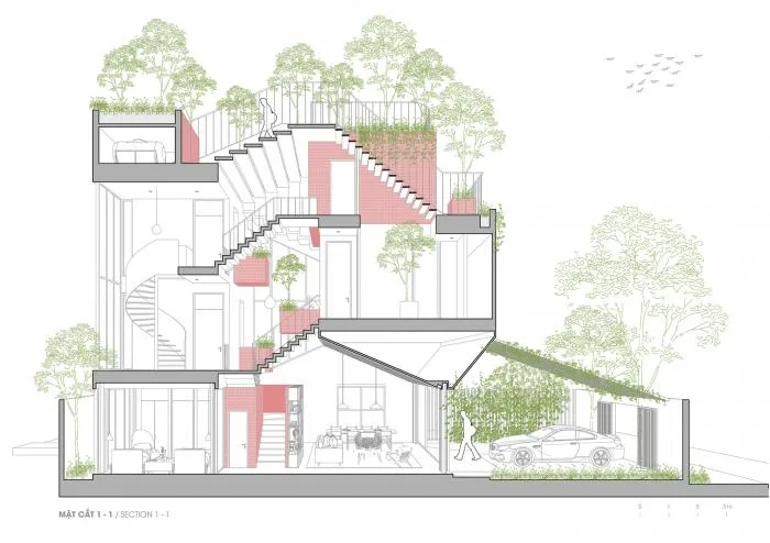 BIM建筑|城市中诗意栖居，露台公园小屋