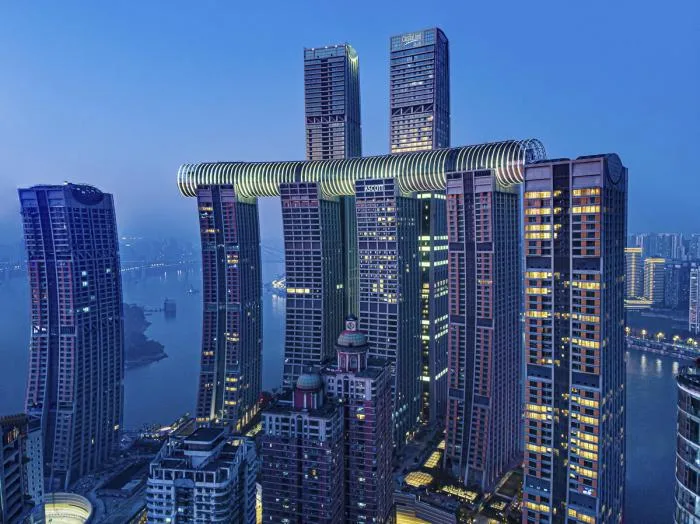 BIM建筑|重庆来福士 / 萨夫迪建筑事务所