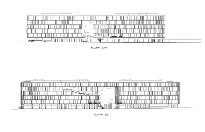 BIM建筑|自由演绎的围合式庭院：南京浦口文化中心 / BAU建筑与城市设计事务所