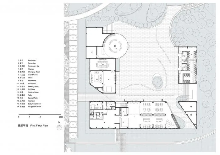 BIM建筑|大地之痕：七色山矿坑花园游客中心 / UUA建筑师事务所