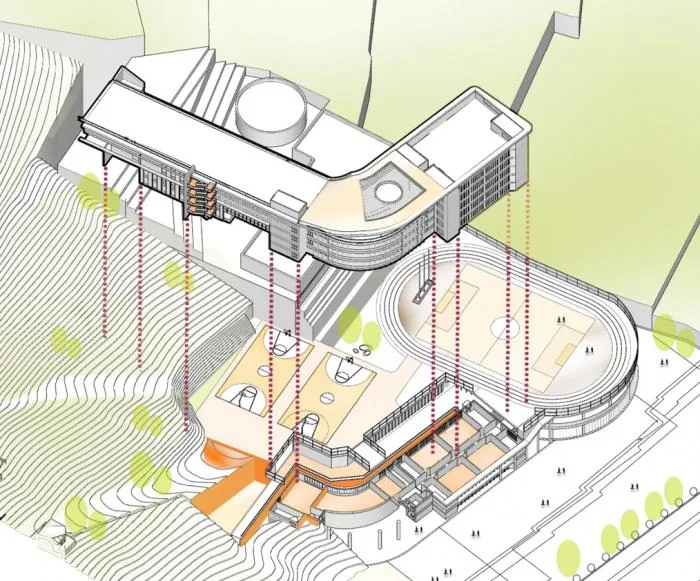 BIM建筑|校园再生，半山半校：云南玉溪生态实验小学 / 思序设计