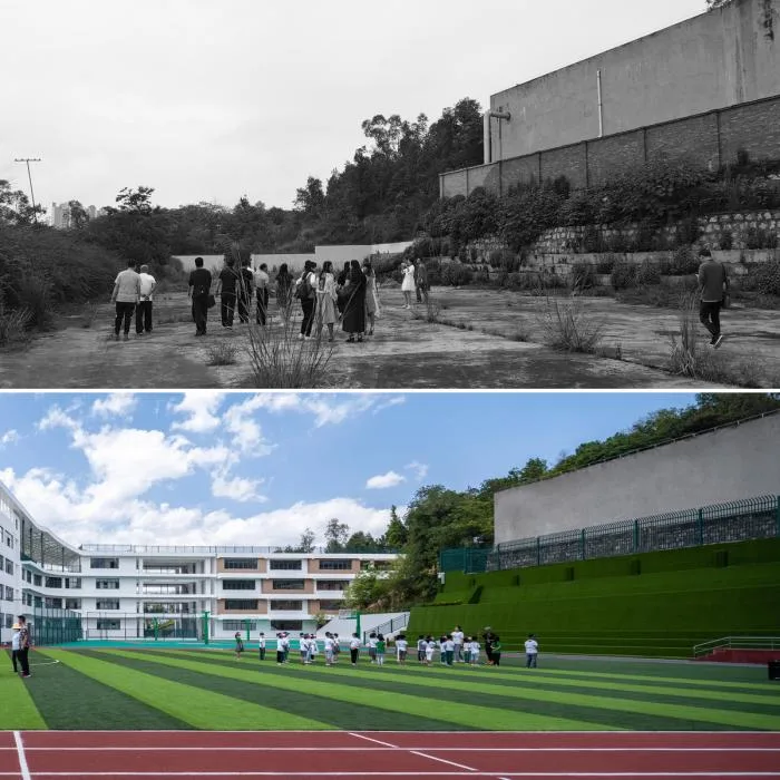 BIM建筑|校园再生，半山半校：云南玉溪生态实验小学 / 思序设计