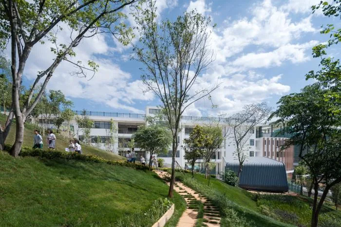 BIM建筑|校园再生，半山半校：云南玉溪生态实验小学 / 思序设计