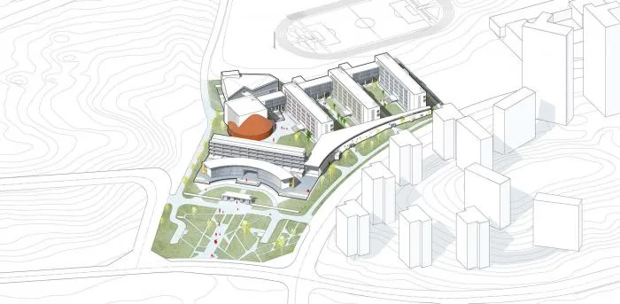BIM建筑|立体“院落”空间：云南师范大学实验中学 / 清华大学建筑设计院 + 清华大学建筑学院