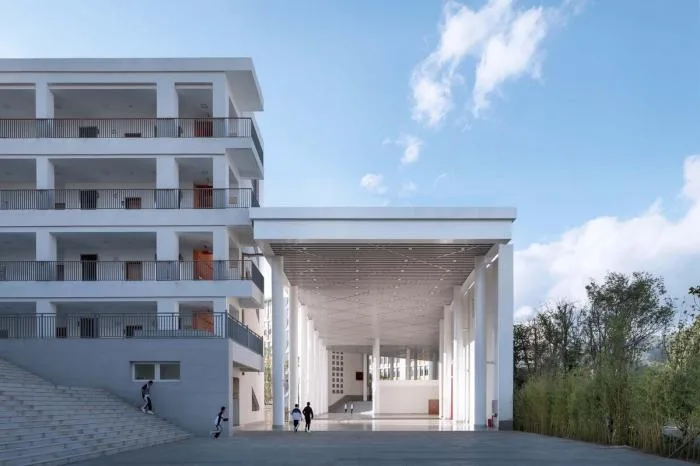 BIM建筑|立体“院落”空间：云南师范大学实验中学 / 清华大学建筑设计院 + 清华大学建筑学院