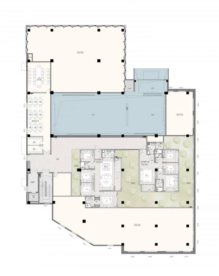 BIM建筑|素雅与轻奢并存：成都金地商置&弘阳地产·梵锦108生活体验馆 / 成执设计