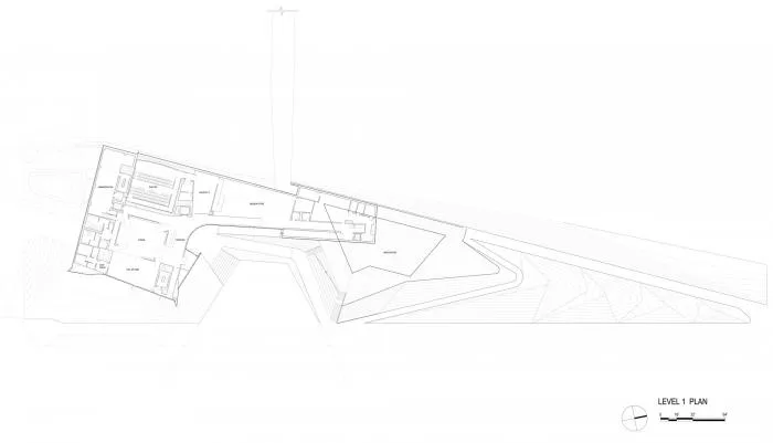 BIM建筑|如“风车”般旋转：美国奥林匹克博物馆 / DS+R