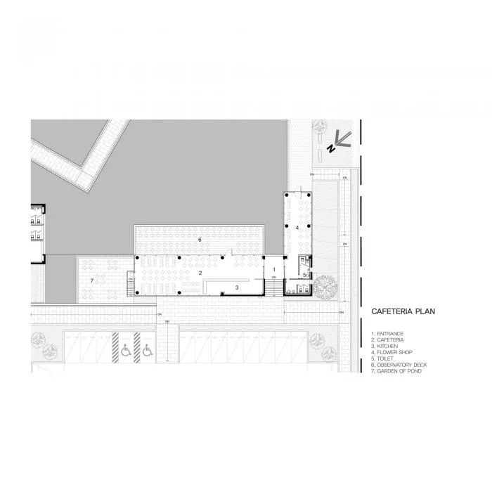 BIM建筑|天空与水编织一体，硬质金属折射出未来感：“Mon Amour” 文化空间