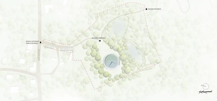 BIM建筑|美国桑迪胡克永久性纪念空间竞标方案：我所看着的世界 / 平时建筑事务所