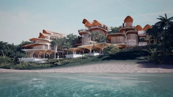 BIM建筑|扎哈事务所“罗阿坦岛住宅”方案，漂浮的丛林聚落