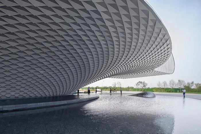 BIM建筑|场域空间与艺术镜像：世茂 · 浪花艺术馆 / 北京日清建筑设计