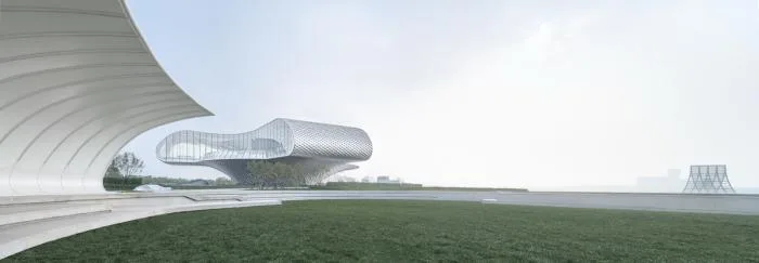 BIM建筑|场域空间与艺术镜像：世茂 · 浪花艺术馆 / 北京日清建筑设计