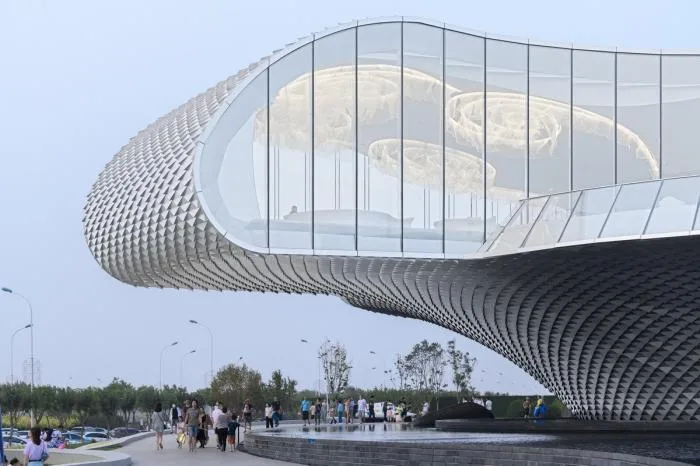 BIM建筑|场域空间与艺术镜像：世茂 · 浪花艺术馆 / 北京日清建筑设计