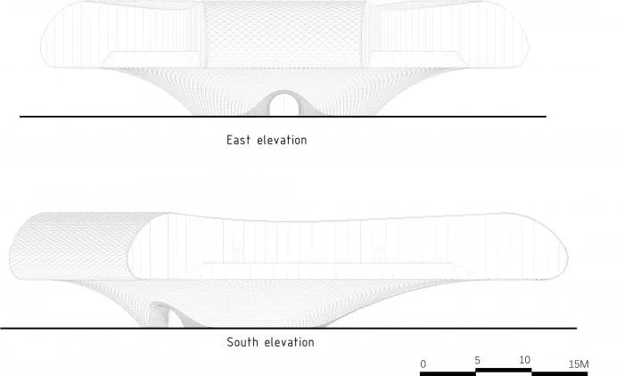 BIM建筑|场域空间与艺术镜像：世茂 · 浪花艺术馆 / 北京日清建筑设计