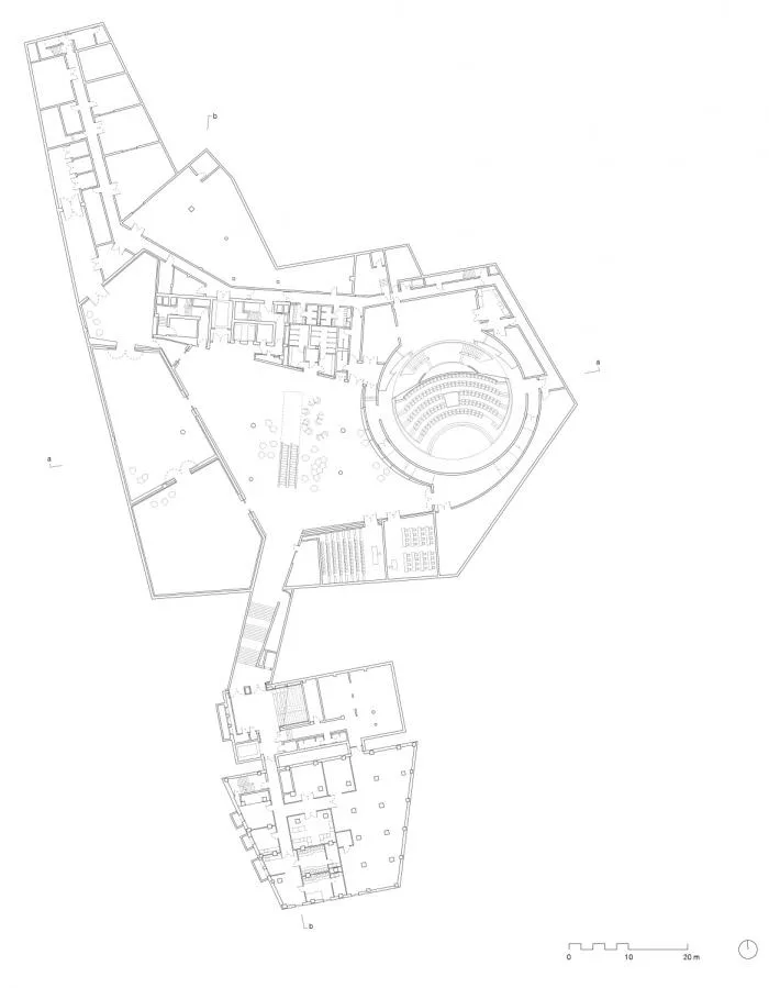BIM建筑|海尔布隆科技馆，螺旋围合的马蹄形空间