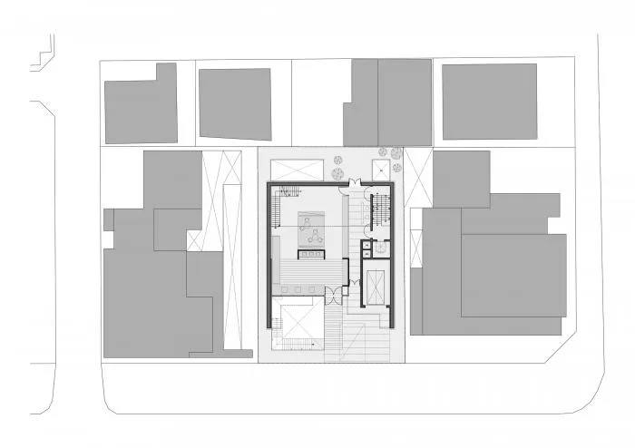 BIM建筑|村庄小房子堆砌于白色盒子中：韩国0914旗舰店