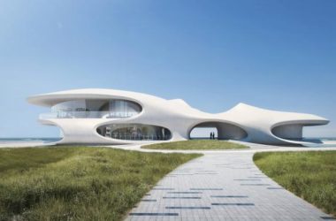 BIM建筑|MAD新作“云洞图书馆”即将落成-BIM建筑网