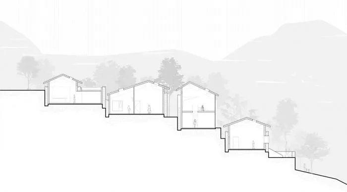 BIM建筑|百美村宿•拉毫石屋 / 原榀建筑事务所