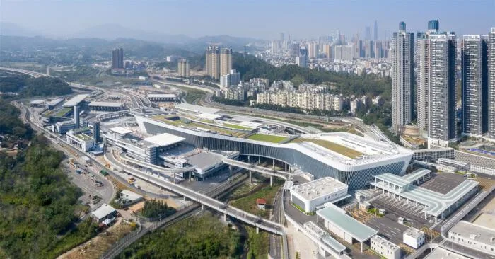 BIM建筑|深圳市莲塘口岸：国内首个“客、货一站式通关”口岸 / 华阳国际设计集团