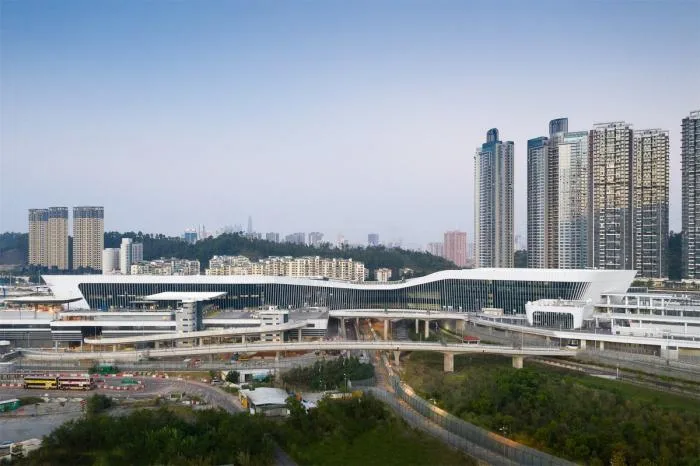 BIM建筑|深圳市莲塘口岸：国内首个“客、货一站式通关”口岸 / 华阳国际设计集团