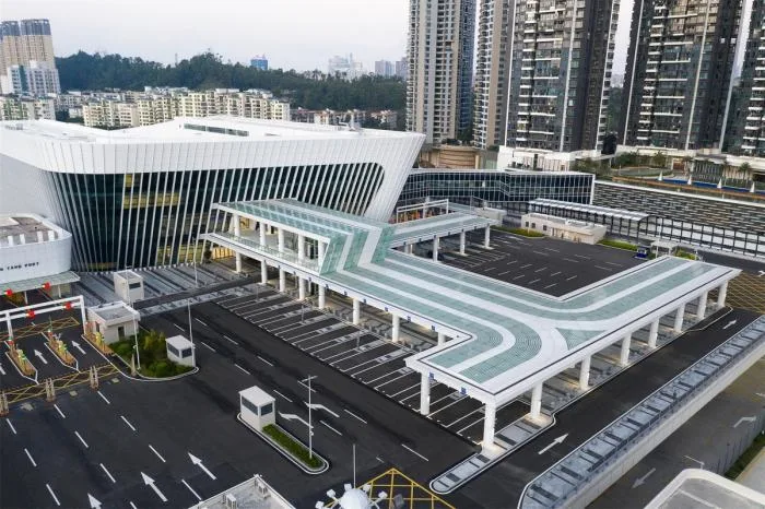 BIM建筑|深圳市莲塘口岸：国内首个“客、货一站式通关”口岸 / 华阳国际设计集团
