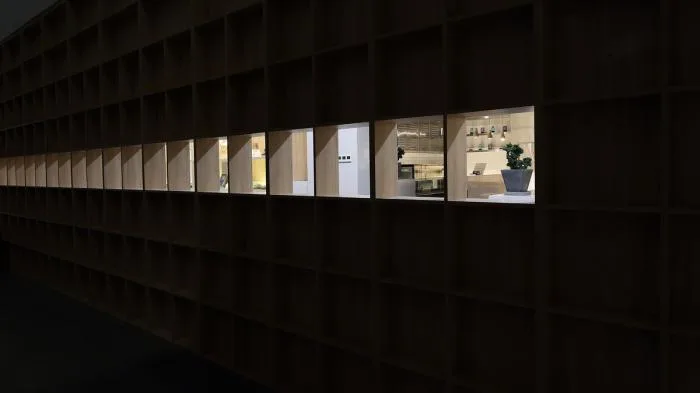 BIM建筑|源平·美璟书店：隐秘在采光中庭中的书店 / 上海严旸建筑设计工作室